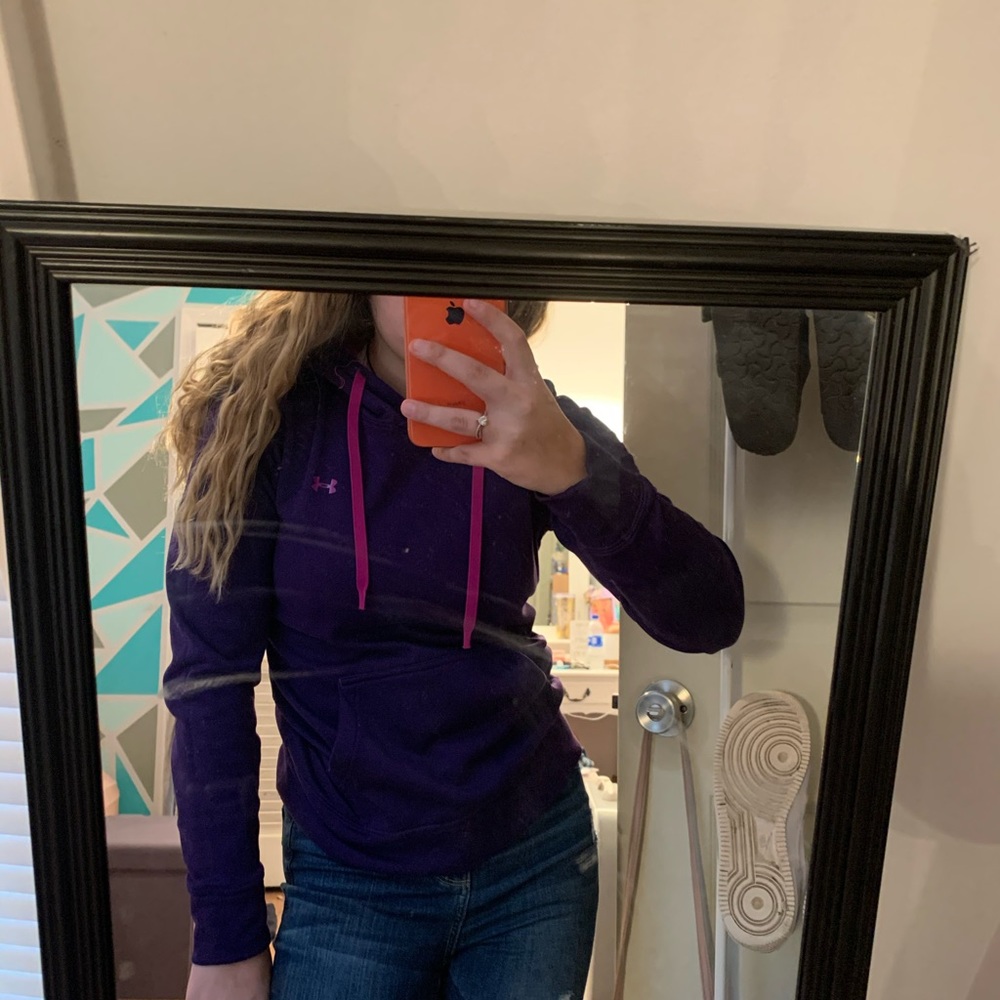 Xtra Small Purple Under Armour Hoodie